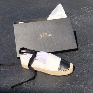 NEW IN BOX J. Crew Classic Ankle Tie Espadrilles
